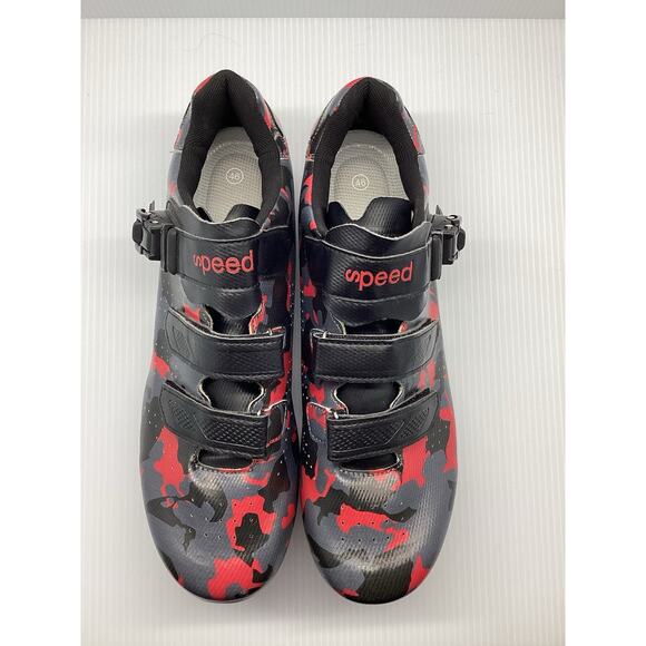 Speed Red Camouflage Mountain Bike Shoes EU 46 - Picture 4 of 8